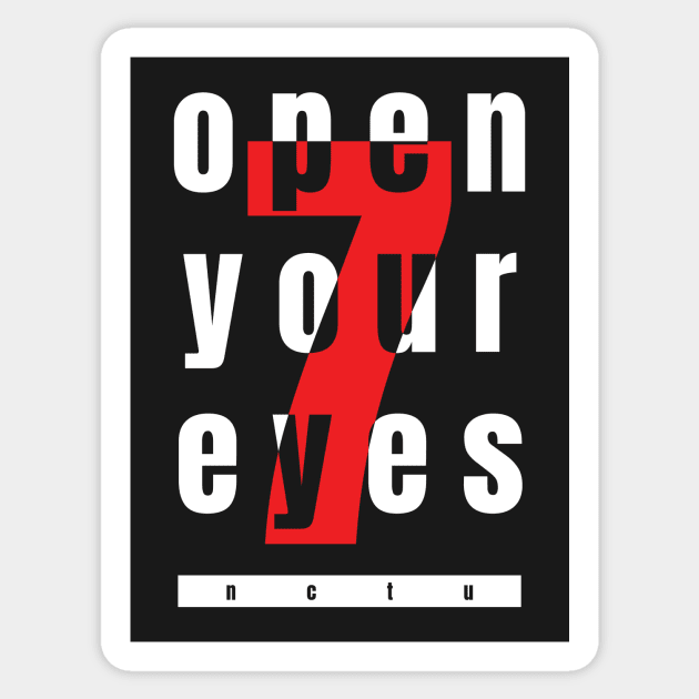 Open Your Eyes Sticker by mushuchan